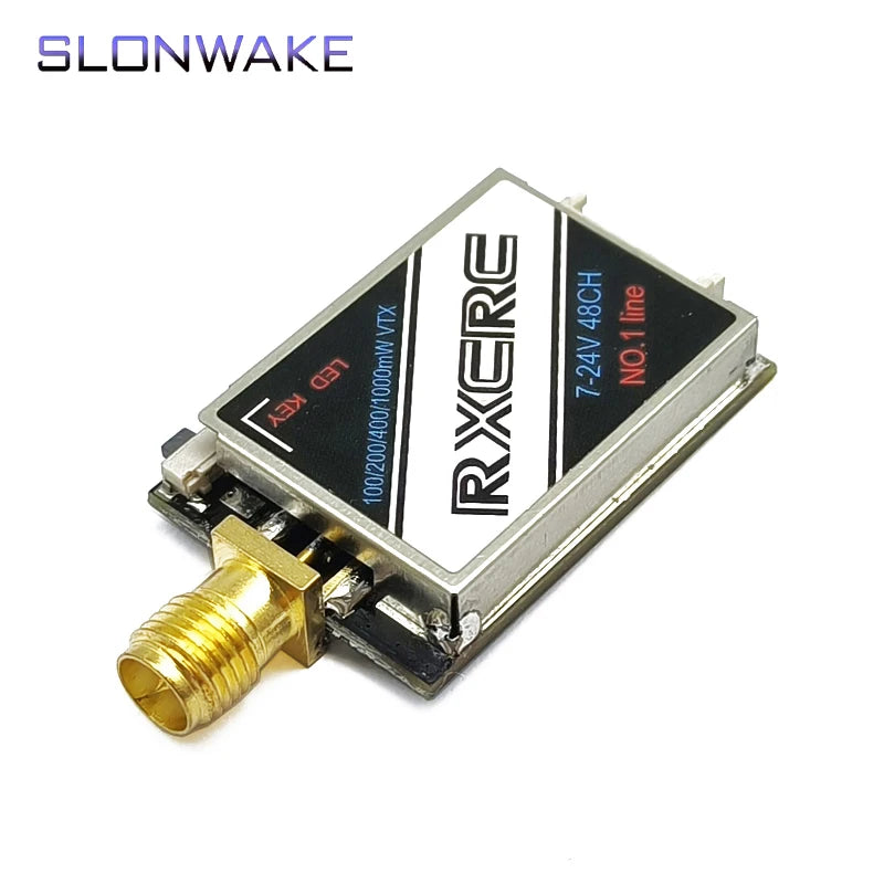 SLONWAKE 48CH 5.8G 0/100/200/400/1000mW Switchable VTX Video Transmitter Module OSD Control For FPV RC Racing Drone SLONWAKE 48CH 5.8G 0/100/200/400/1000mW Switchable VTX Video Transmitter Module OSD Control For FPV RC Racing Drone